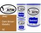 Preview: Jeep, Dark Brown Metallic, 5E: 500ml Lackdose + 500ml Klarlack + 250ml Härter - Set, von ATW Autoteile West.